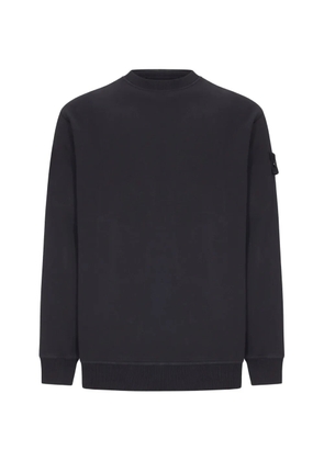 Stone Island logo-patch sweatshirt - Black