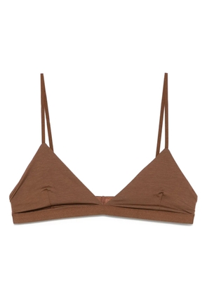 Baserange triangle-cup bra - Brown