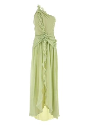 Blumarine georgette maxi dress - Green