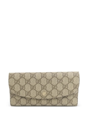 Gucci Pre-Owned GG Supreme long wallet - Neutrals