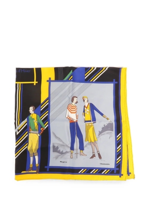 Hermès Pre-Owned Aux Sports D'Hiver scarf - Black