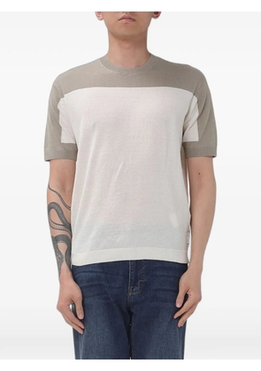 Emporio Armani two-tone short-sleeve T-shirt - Neutrals