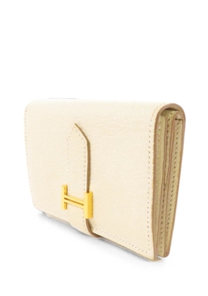 Hermès Pre-Owned 2023 Mini Bearn leather wallet - Neutrals