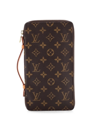 Louis Vuitton Pre-Owned Organizer de Voyage Travel Wallet Monogram Canvas small wallets - Brown