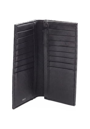 Christian Dior Pre-Owned 2010s Oblique jacquard bi-fold wallet - Black