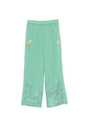 PUMA logo-embroidered track pants - Green