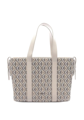 Christian Dior Pre-Owned 2000-2026 CD Diamond Coated Canvas Corolle tote bag - Grey