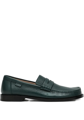 LOEWE Campo leather penny loafers - Green