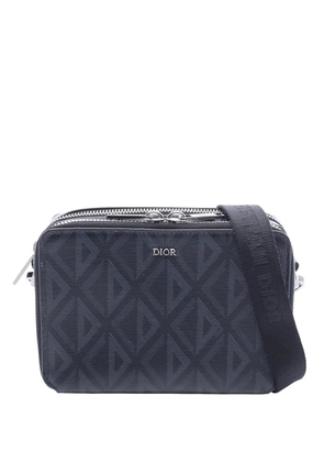 Christian Dior Pre-Owned 2010-2026 Coated Canvas CD Diamond Messenger Pouch crossbody bag - Black