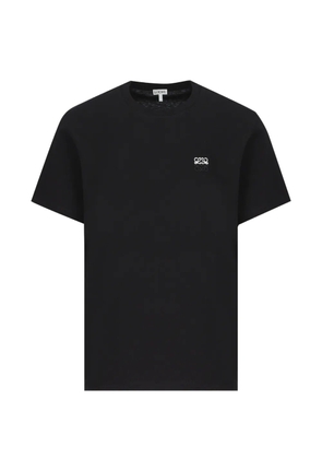 LOEWE Anagram-embroidered T-shirt - Black