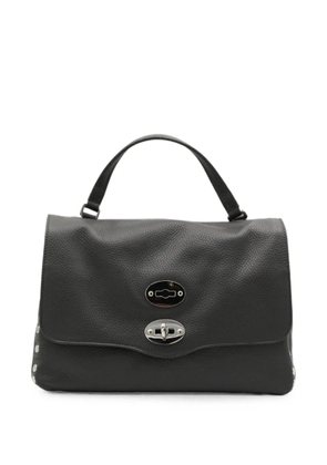 Zanellato small Postina studded-leather tote bag - Grey