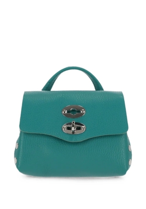 Zanellato super baby Postina® stud-embellished cross body bag - Green