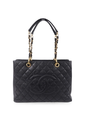 CHANEL Pre-Owned CC turn-lock Grand Shopping Tote bag - Black