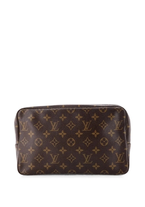 Louis Vuitton Pre-Owned Trousse Toiletry Monogram Canvas 28 pouch - Brown