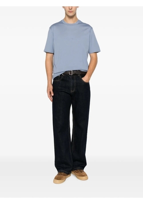 Emporio Armani logo-print crew-neck T-shirt - Blue