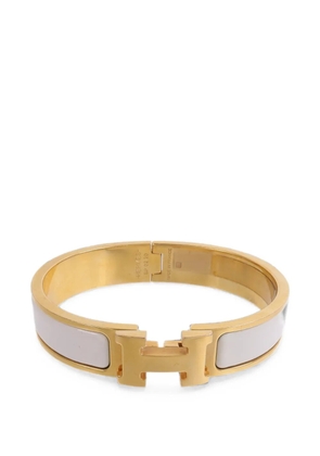 Hermès Pre-Owned Clic H bangle bracelet - Gold