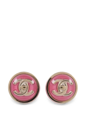 CHANEL Pre-Owned CC earrings - Gold