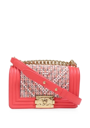 CHANEL Pre-Owned 20 Boy chain-strap shoulder bag - Pink