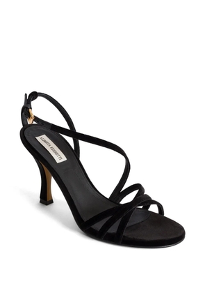 Alberta Ferretti strappy heeled sandals - Black