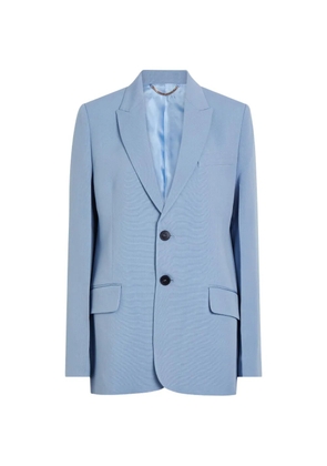 Victoria Beckham peak-lapel single-breasted blazer - Blue