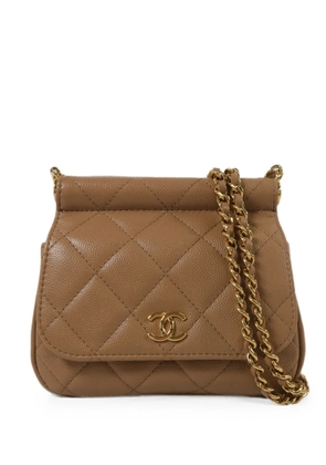 CHANEL Pre-Owned CC chain shoulder bag - Neutrals