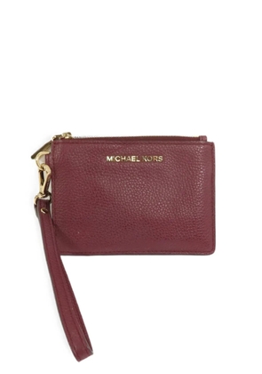 Michael Kors Vintage Mercer grained leather card holder - Red
