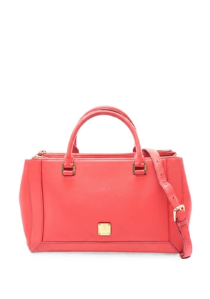 MCM Pre-Owned 2000s leather tote bag - Red