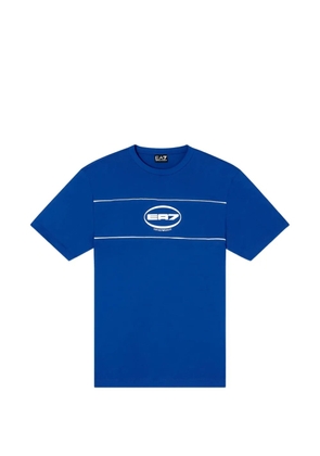 Ea7 Emporio Armani logo-print short-sleeve T-shirt - Blue