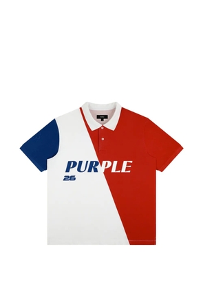 Purple Brand France Pique polo-shirt - Red