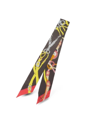 Hermès Pre-Owned Twilly scarf - Black