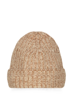 Malo ribbed-knit cashmere beanie hat - Neutrals