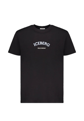 Iceberg logo-print short-sleeve T-shirt - Black