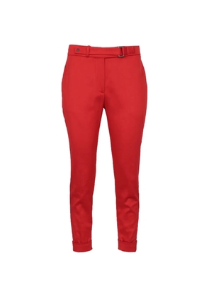 TOM FORD belted turned-up trousers - Red