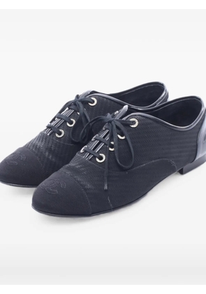 CHANEL Pre-Owned 1986-1988 Coco Mark ballet flats - Black