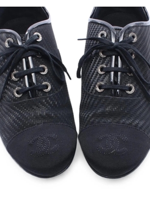 CHANEL Pre-Owned 1986-1988 Coco Mark ballet flats - Black