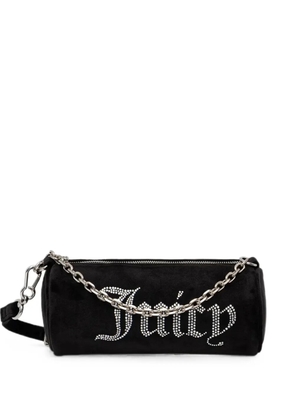 Juicy Couture rhinestone-embellished barrel shoulder bag - Black