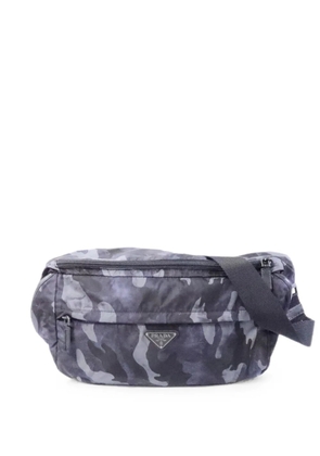 Prada Pre-Owned camouflage-print belt bag - Grey