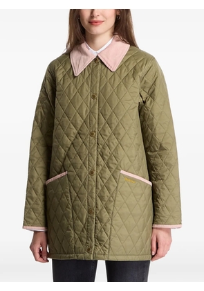 Barbour Liddesdale quilted corduroy-collar jacket - Green