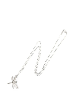 Tiffany & Co. Pre-Owned 2010s diamond dragonfly necklace - Silver
