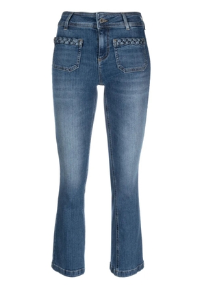 LIU JO bootcut cropped jeans - Blue