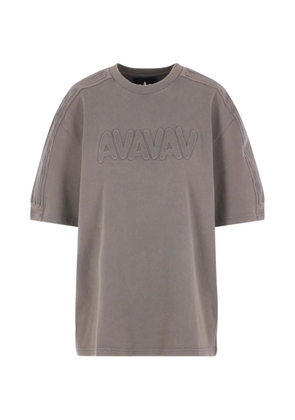 adidas x AVAVAV logo-patch T-shirt - Grey