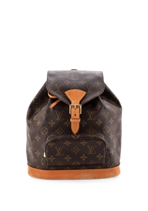 Louis Vuitton Pre-Owned Vintage Montsouris Monogram Canvas MM backpack - Brown