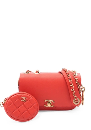 CHANEL Pre-Owned 2019 Matelassé shoulder bag - Red