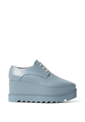 Stella McCartney Elyse platform derby shoes - Blue
