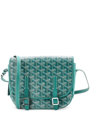 Goyard Pre-Owned Belvedere Messenger Bag Coated Canvas with Leather PM crossbody bag - Green