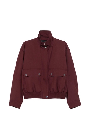 Proenza Schouler Aviva elasticated-waist bomber jacket - Red