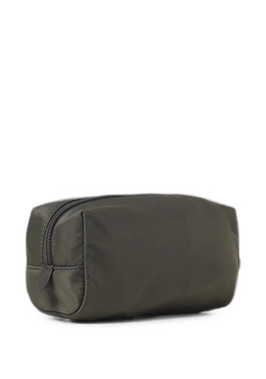 Lauren Ralph Lauren logo-plaque makeup bag - Green
