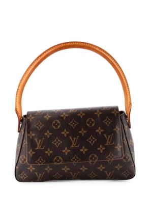 Louis Vuitton Pre-Owned Looping Handbag Monogram Canvas Mini satchel - Brown