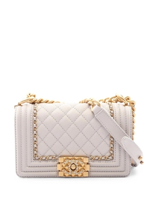 CHANEL Pre-Owned 2019 small Boy Chanel shoulder bag - Grey