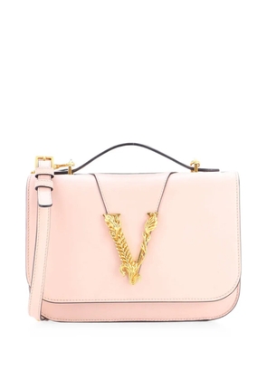 Versace Pre-Owned Virtus Flap Shoulder Bag Leather Small crossbody bag - Pink